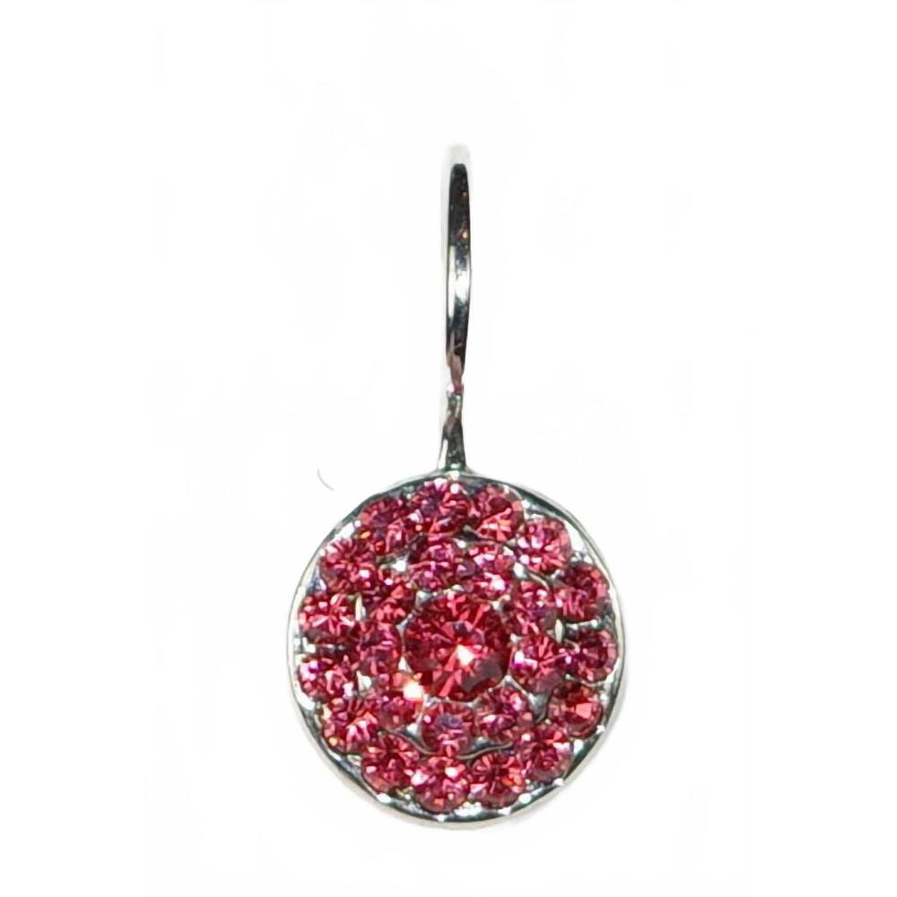 NEW MARIANA women's round drop earrings in pink